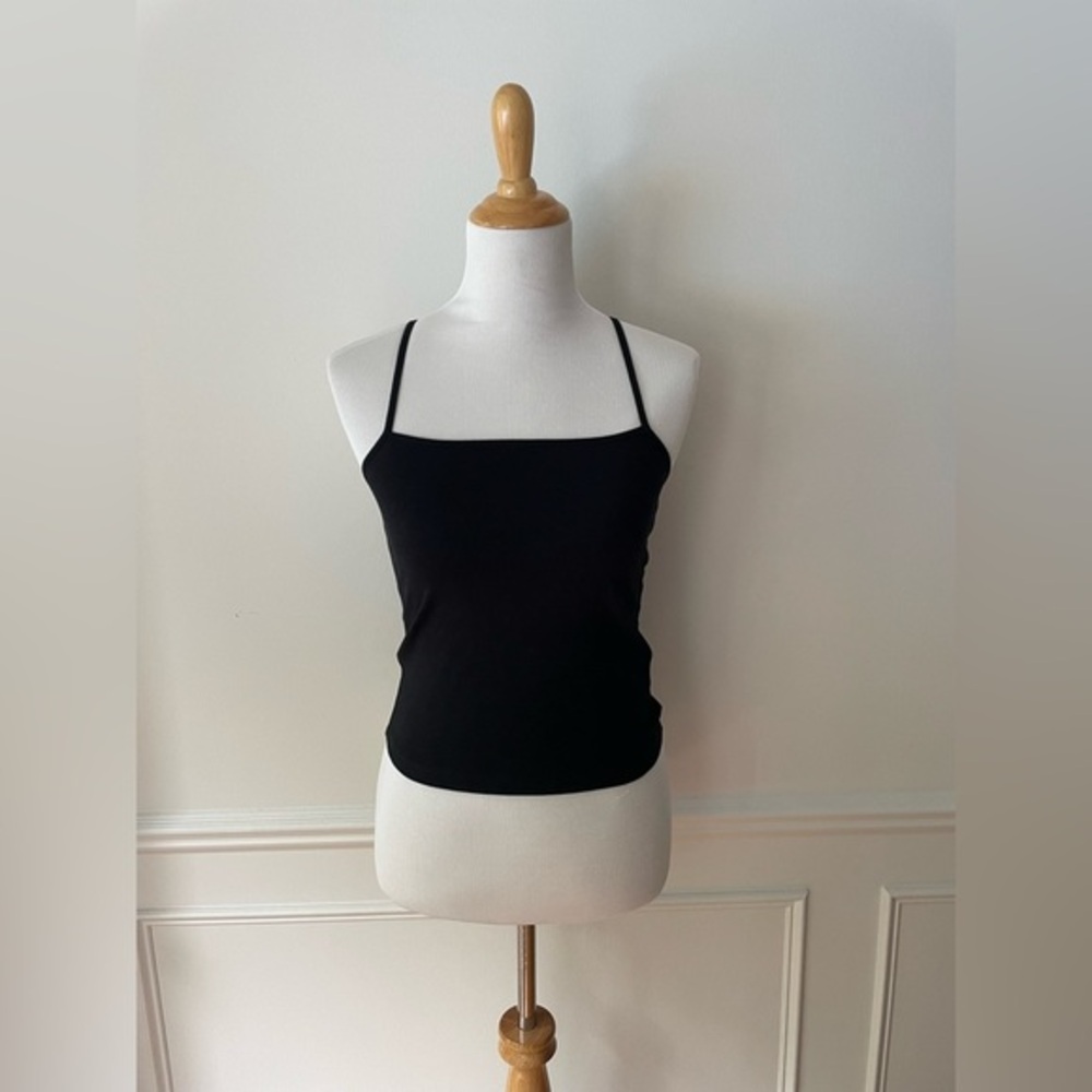 Black Crop Tank Top​